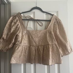 En Saison Babydoll Crop Top